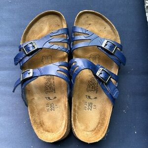Birkenstock Granada Birkis sandal EUR 35 Narrow in dark blue.